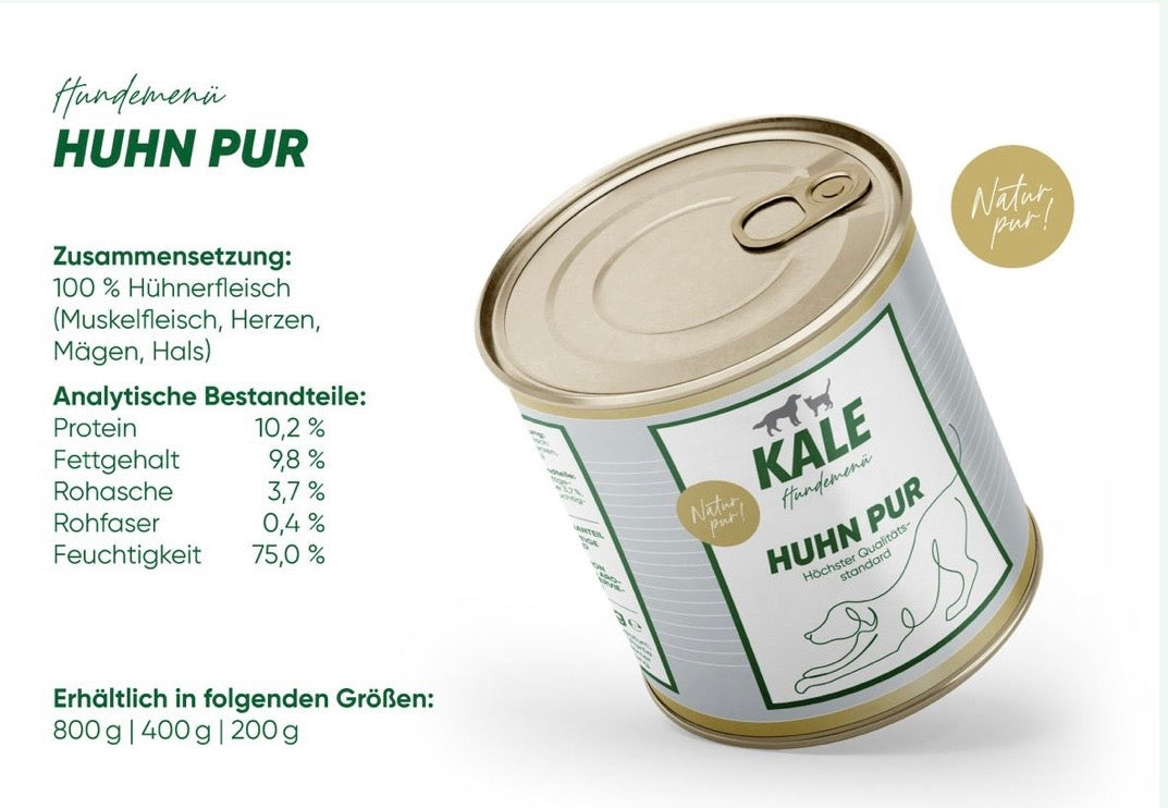 Kale Huhn pur