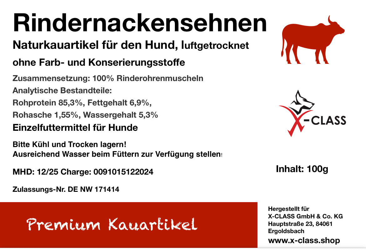 Rindernackensehnen kurz, 100g