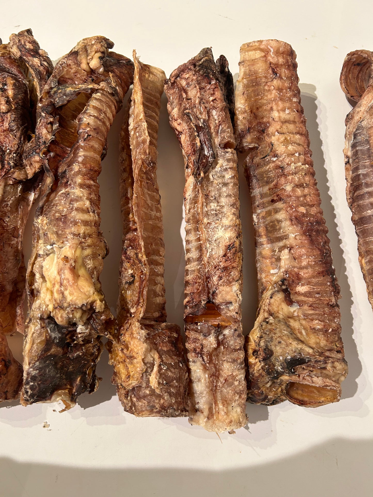 Rinderstrossen, Rinderluftröhre getrocknet ca. 30 cm