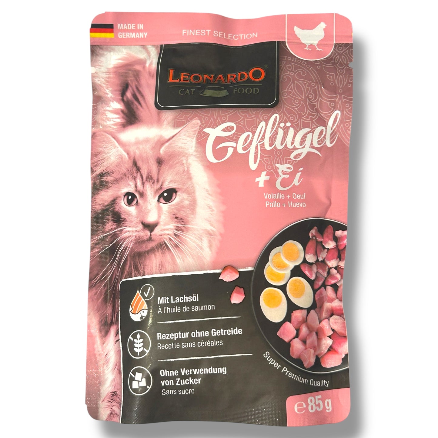 Leonardo Finest Selection
Geflügel + Ei, 85g