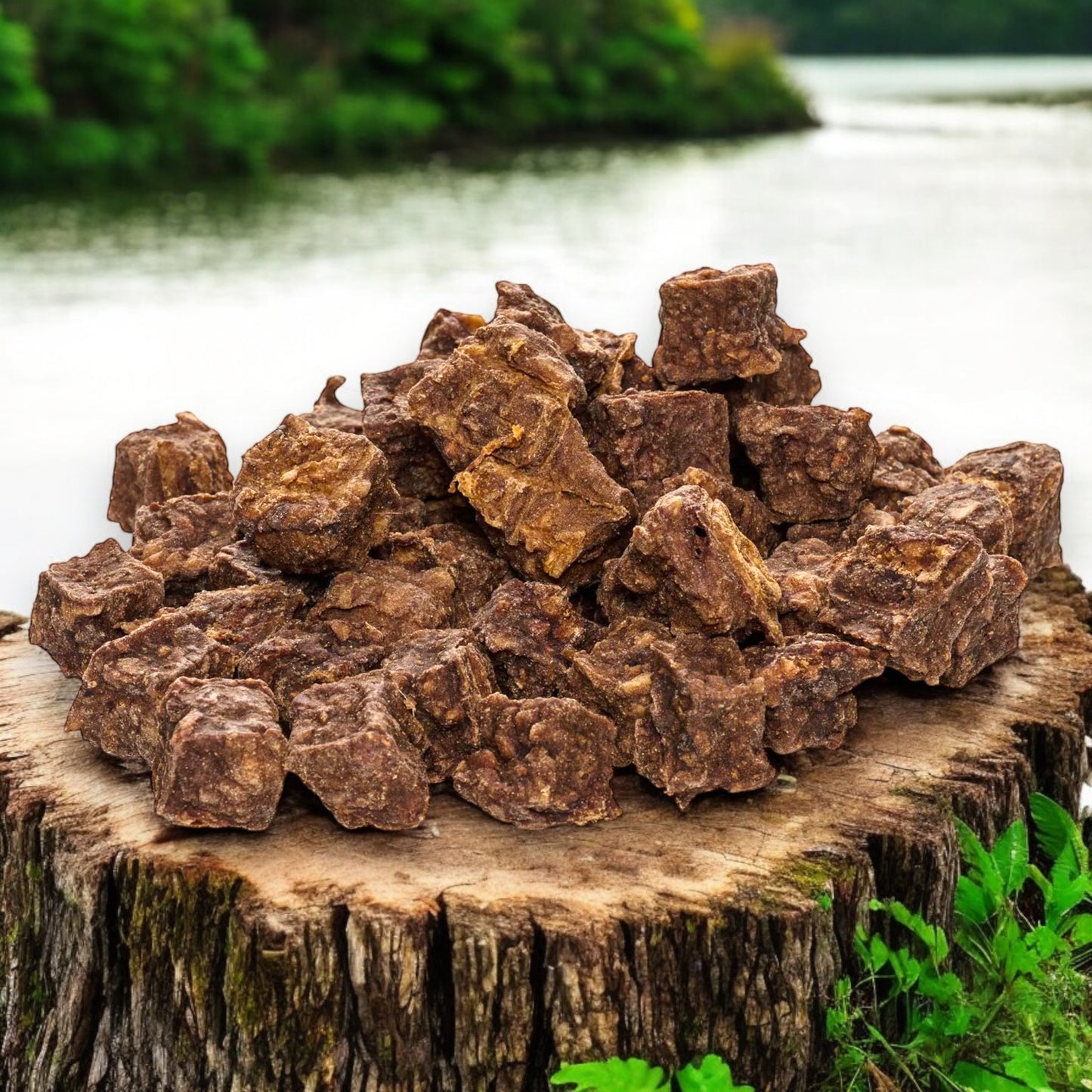 Rehfleischwürfel, getrocknet 100g, Fleischwürfel Reh, Reh-Fleischwürfel