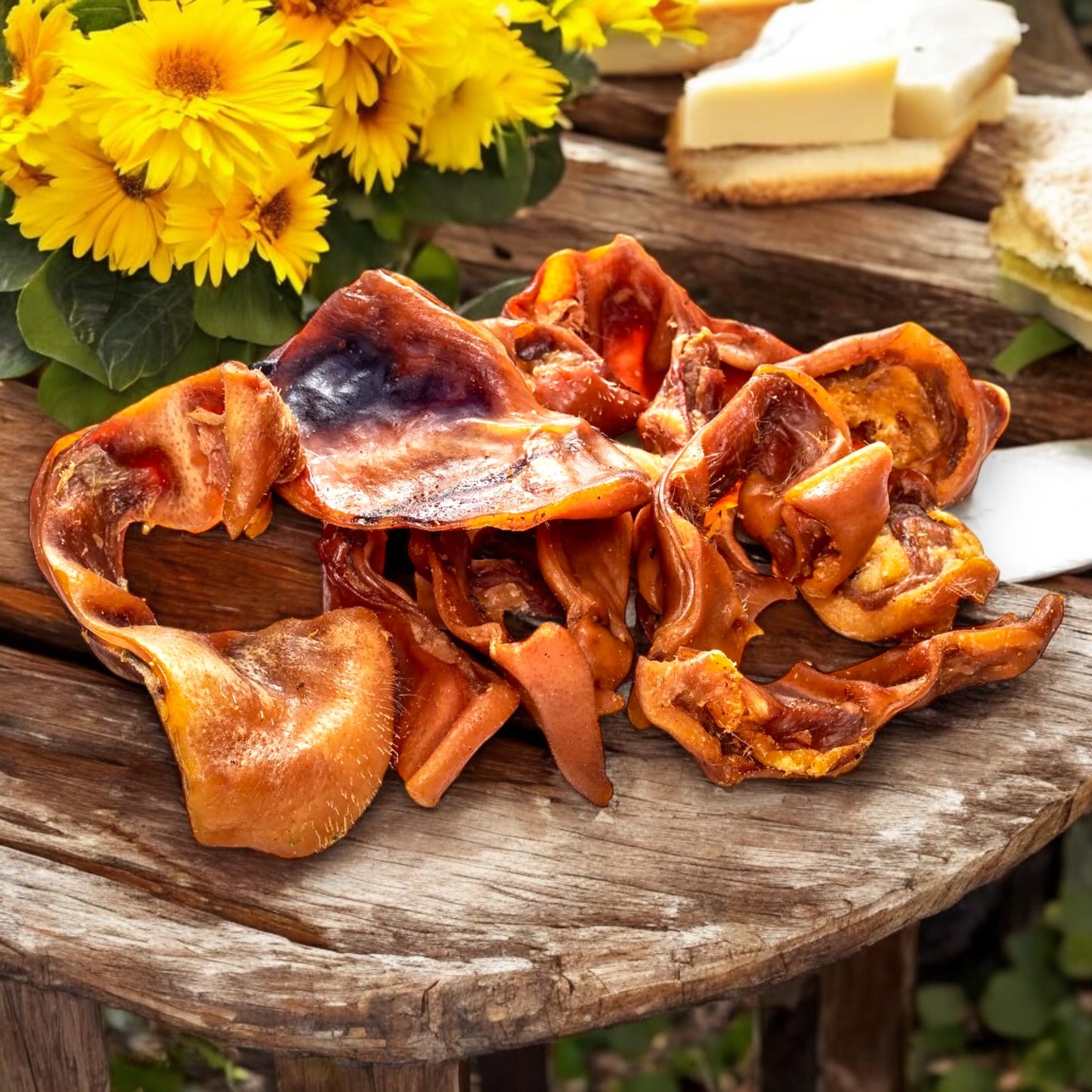 Schweine-Ohrstreifen getrocknet, Schweineohrstreifen