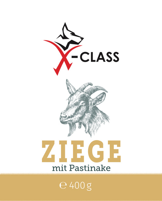 Ziege mit Pastinake