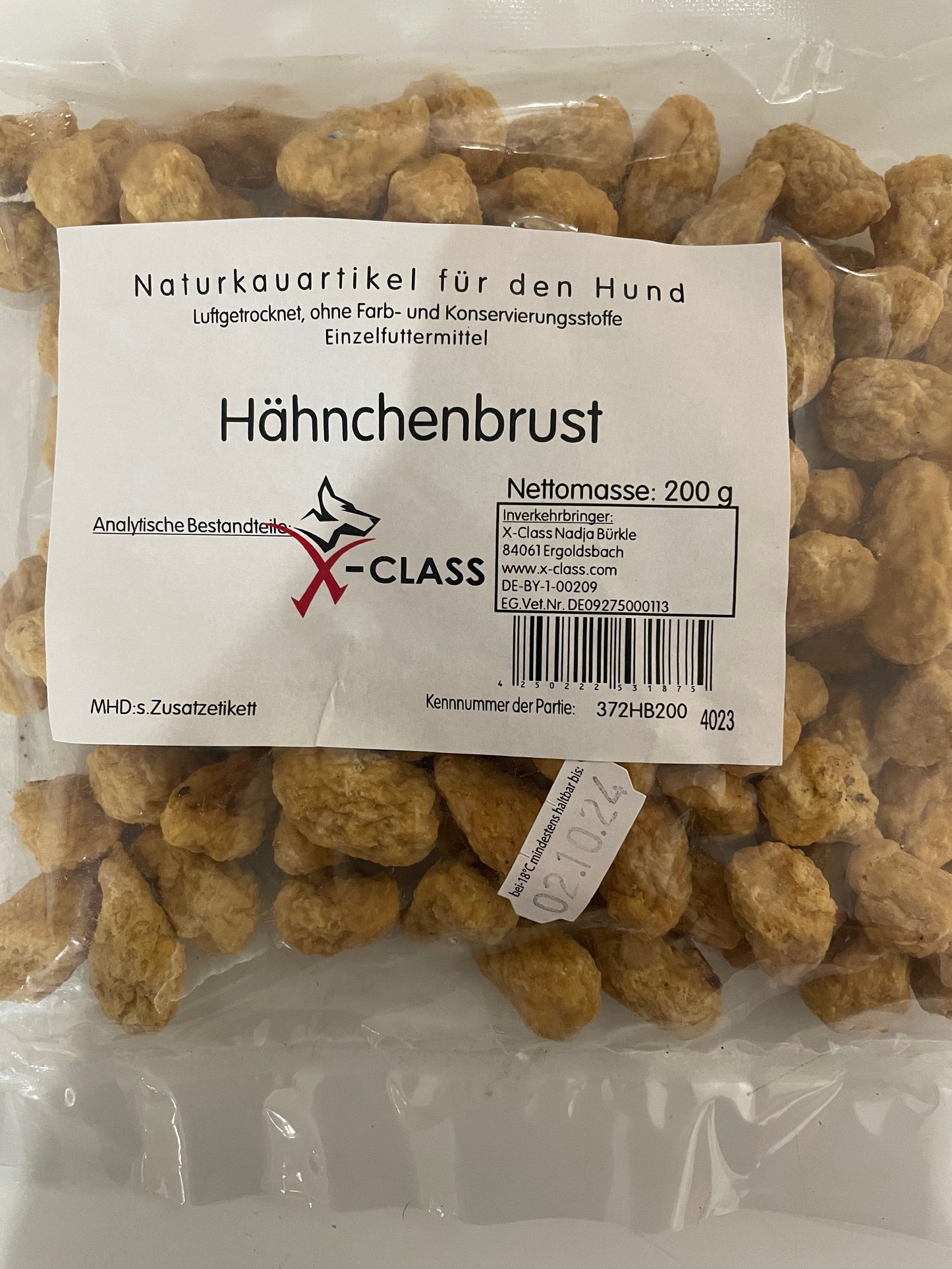 Hähnchenbrust getrocknet 200g