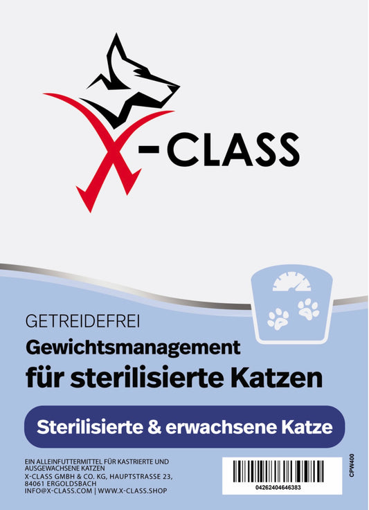 X-CLASS Vet+ Gewichtsmanagement für sterilisierte Katzen