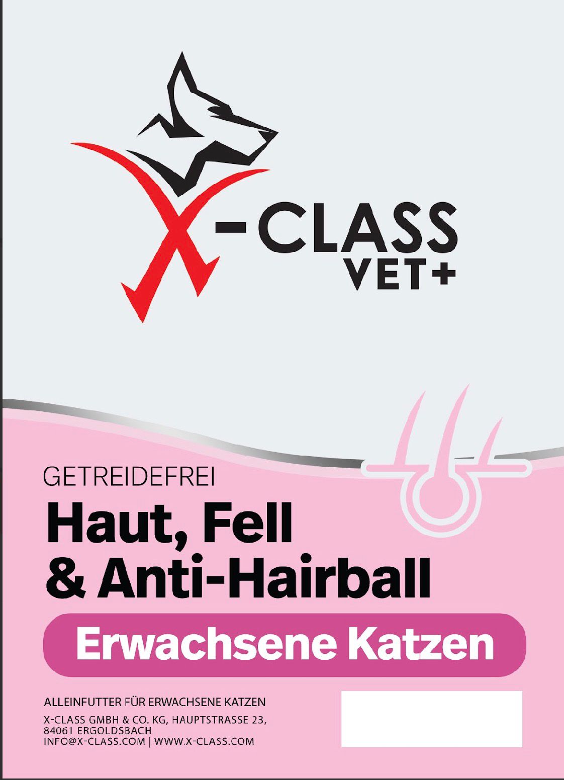 X-CLASS Vet+ Cat Haut, Fell & Anti-Hairball