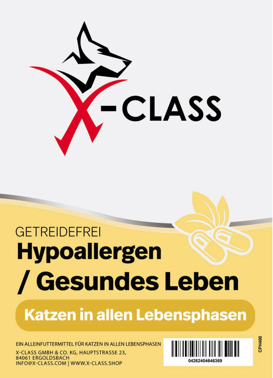 X-CLASS Vet+ Cat Hypoallergen / Gesundes Leben