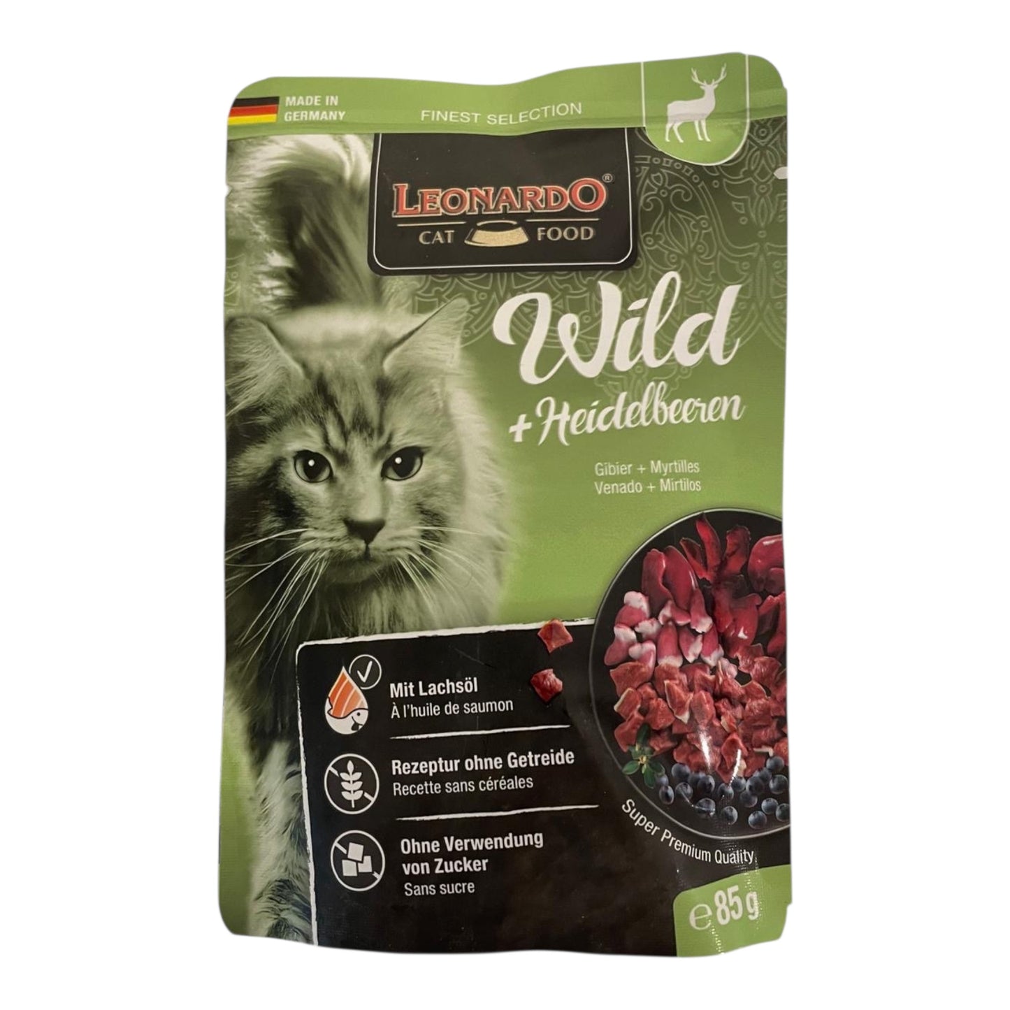 Leonardo Finest Selection
Wild + Heidelbeeren, 85g