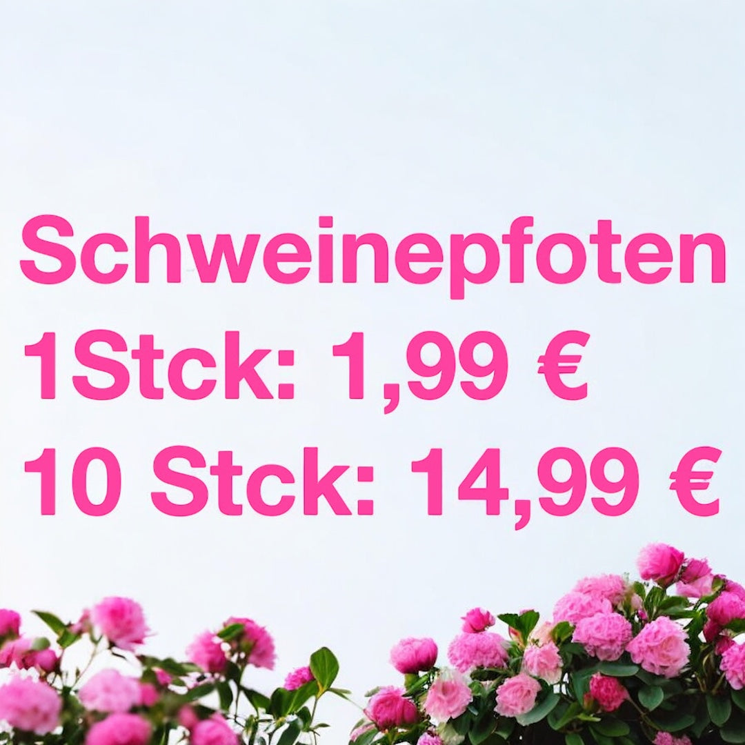 Sparangebot Schweinepfoten, Schweinefüsse getrocknet, 1Stck