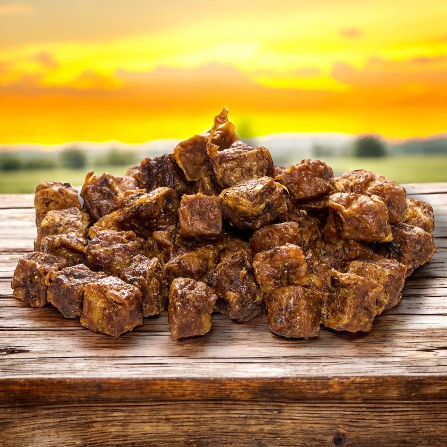 Hühner-Fleisch-Würfel, Fleischwürfel vom Huhn, Hühnerfleischwürfel
