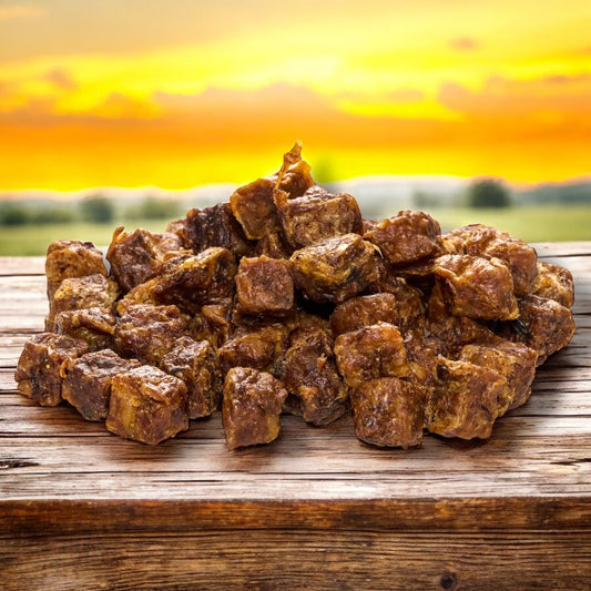 Hühner-Fleisch-Würfel, Fleischwürfel vom Huhn, Hühnerfleischwürfel