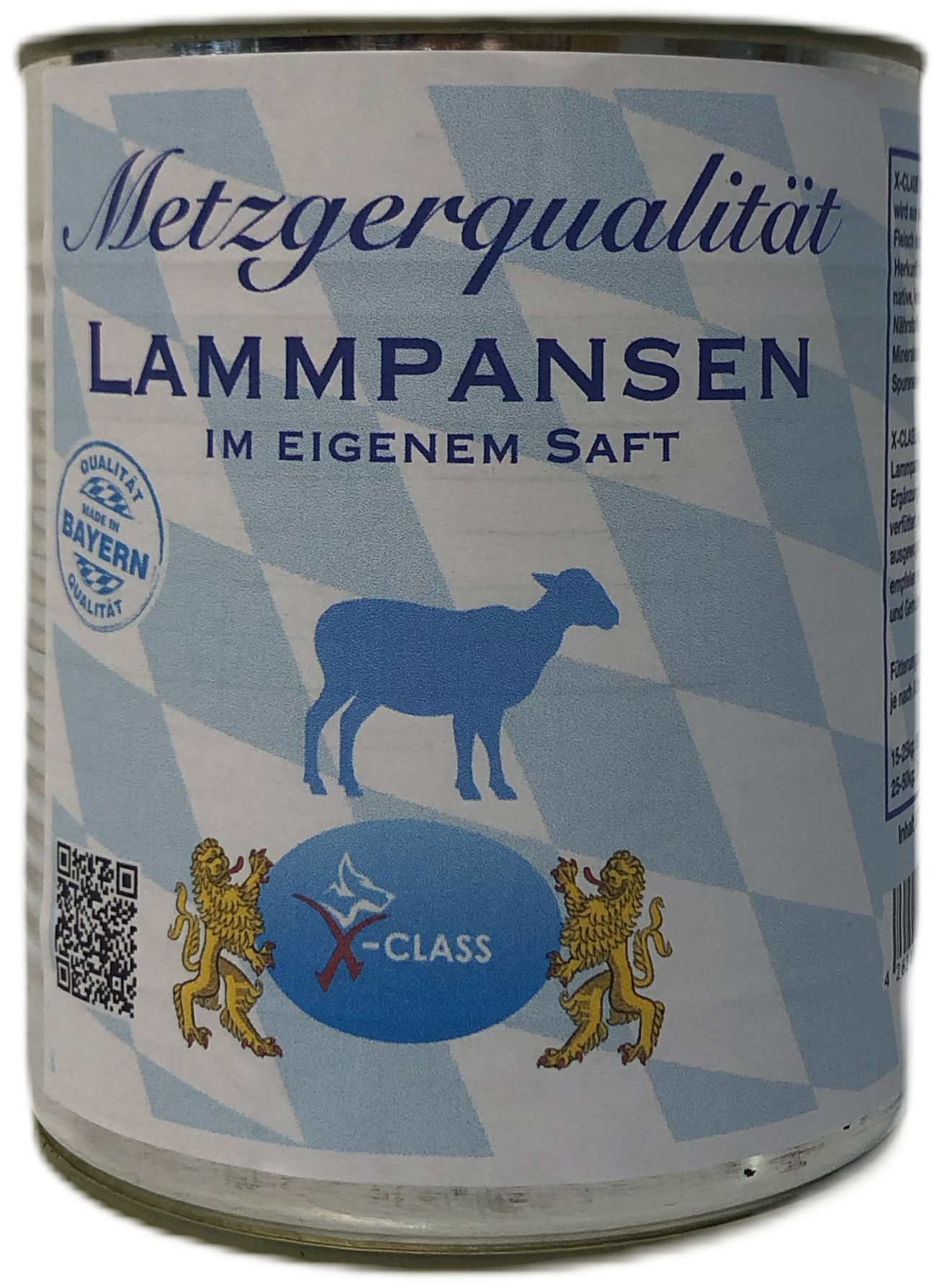 Metzgerqualität Lammpansen im eigenem Saft