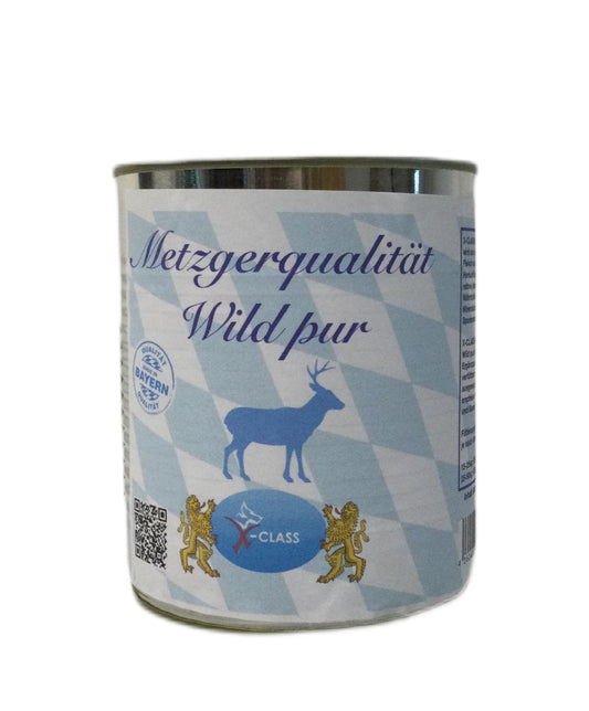 Metzgerqualität Wild pur 800g Dose