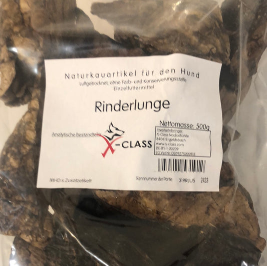 Rinderlunge in Würfel getrocknet, 500g