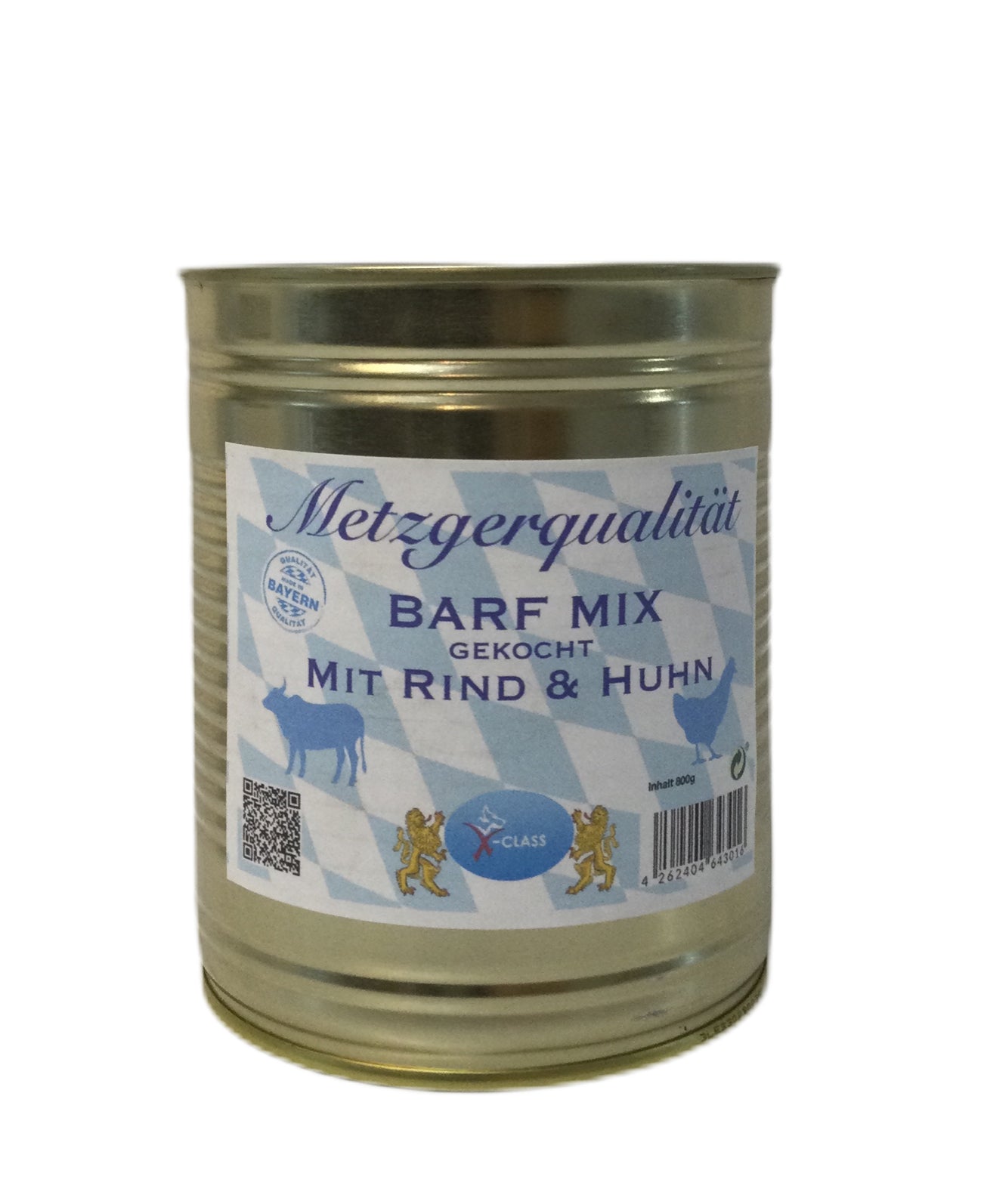 Metzgerqualität BARF Mix, gekocht