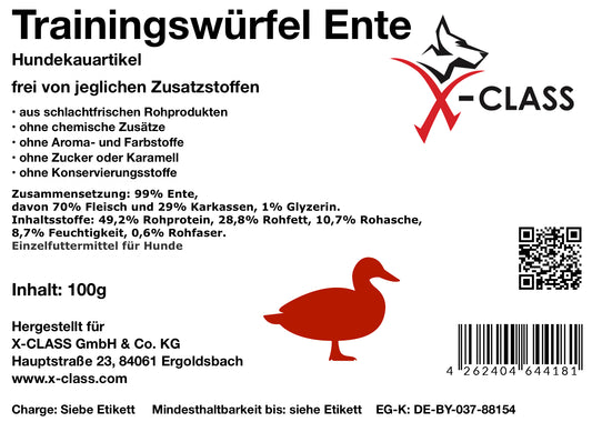 Trainingswürfel Ente 100g