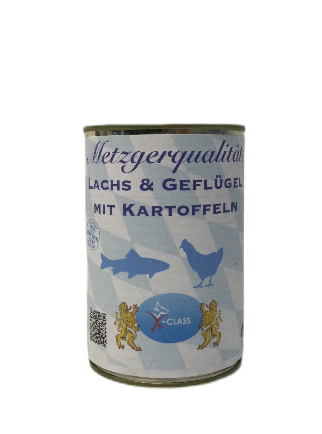 Metzgerqualität Lachs & Geflügel mit Kartoffeln