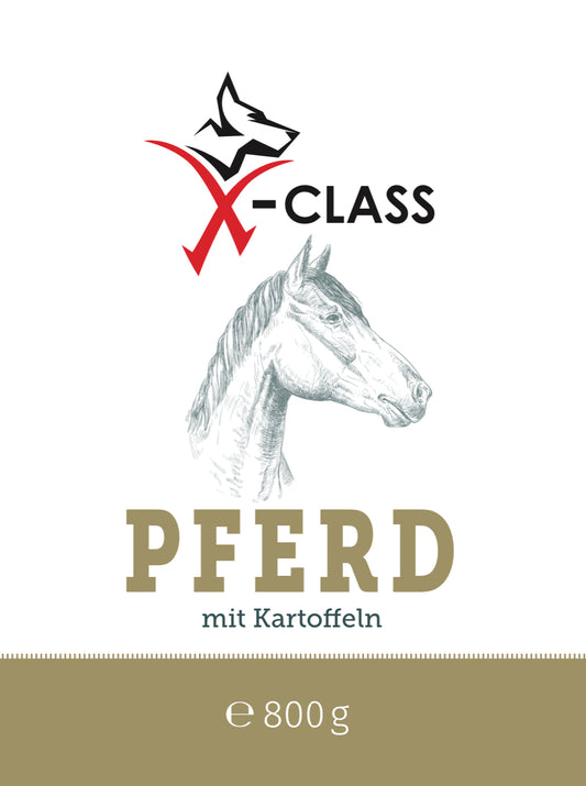 Pferd mit Kartoffeln