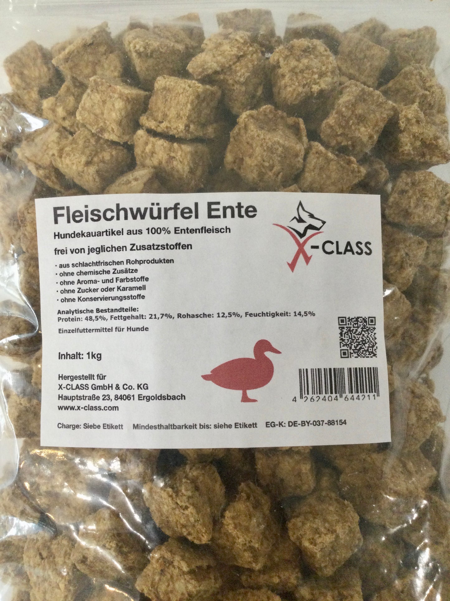 Fleischwürfel Ente