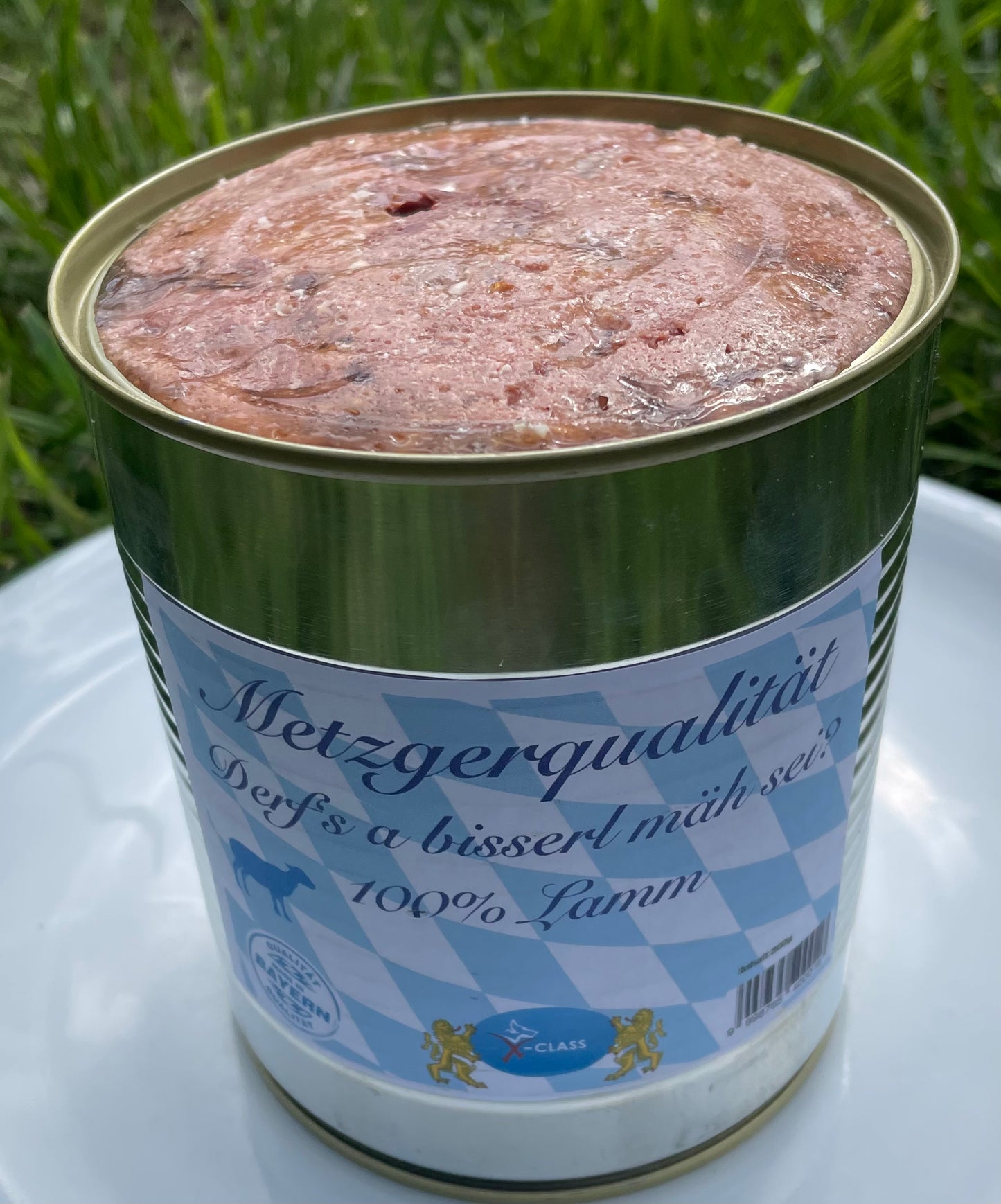 Metzgerqualität Lamm pur 800g Dose