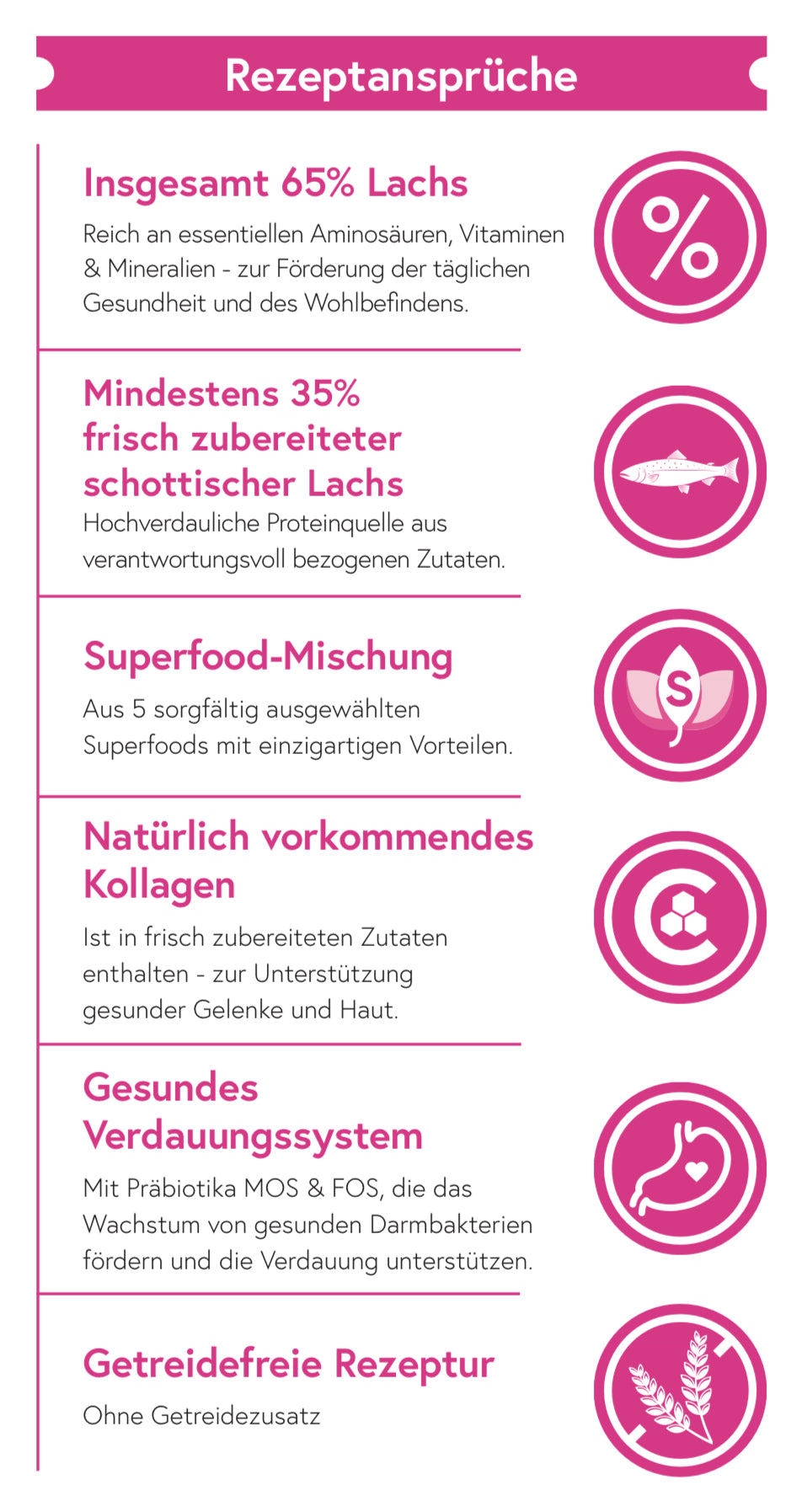 Superfood 65 Schottischer Lachs für ausgewachsene kleine Hunde