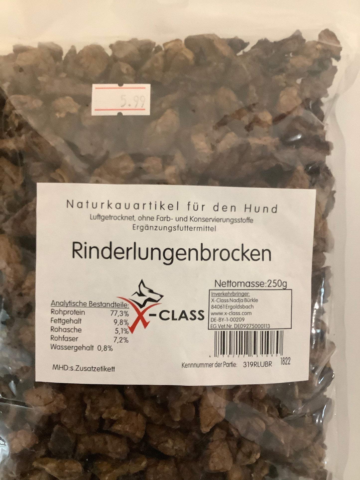 Rinderlungenbrocken