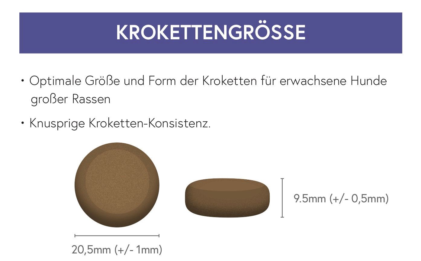 Huhn mit Reis für ausgewachsene Hunde - große Rassen