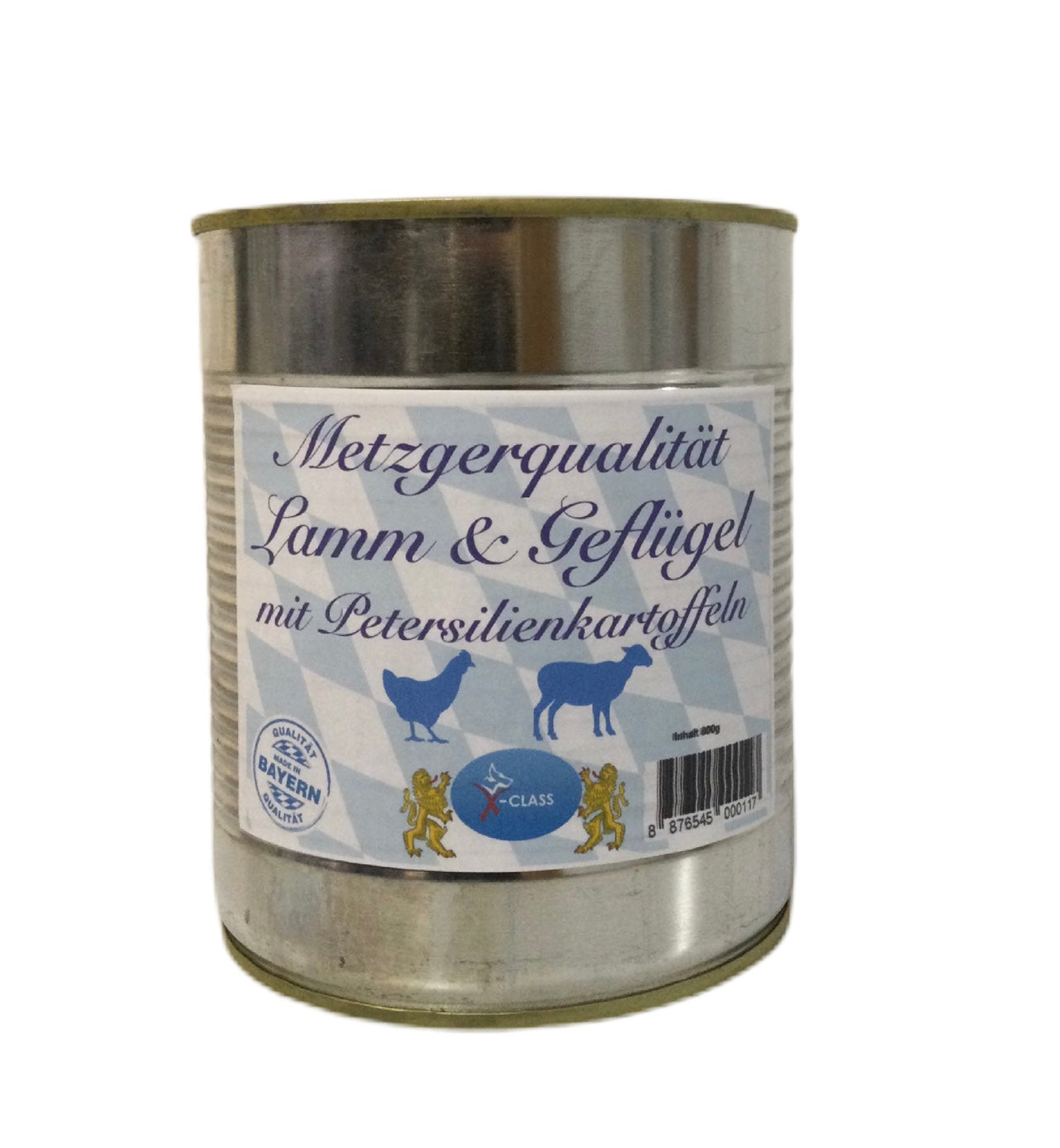 Metzgerqualität Lamm & Geflügel mit Petersilienkartoffeln