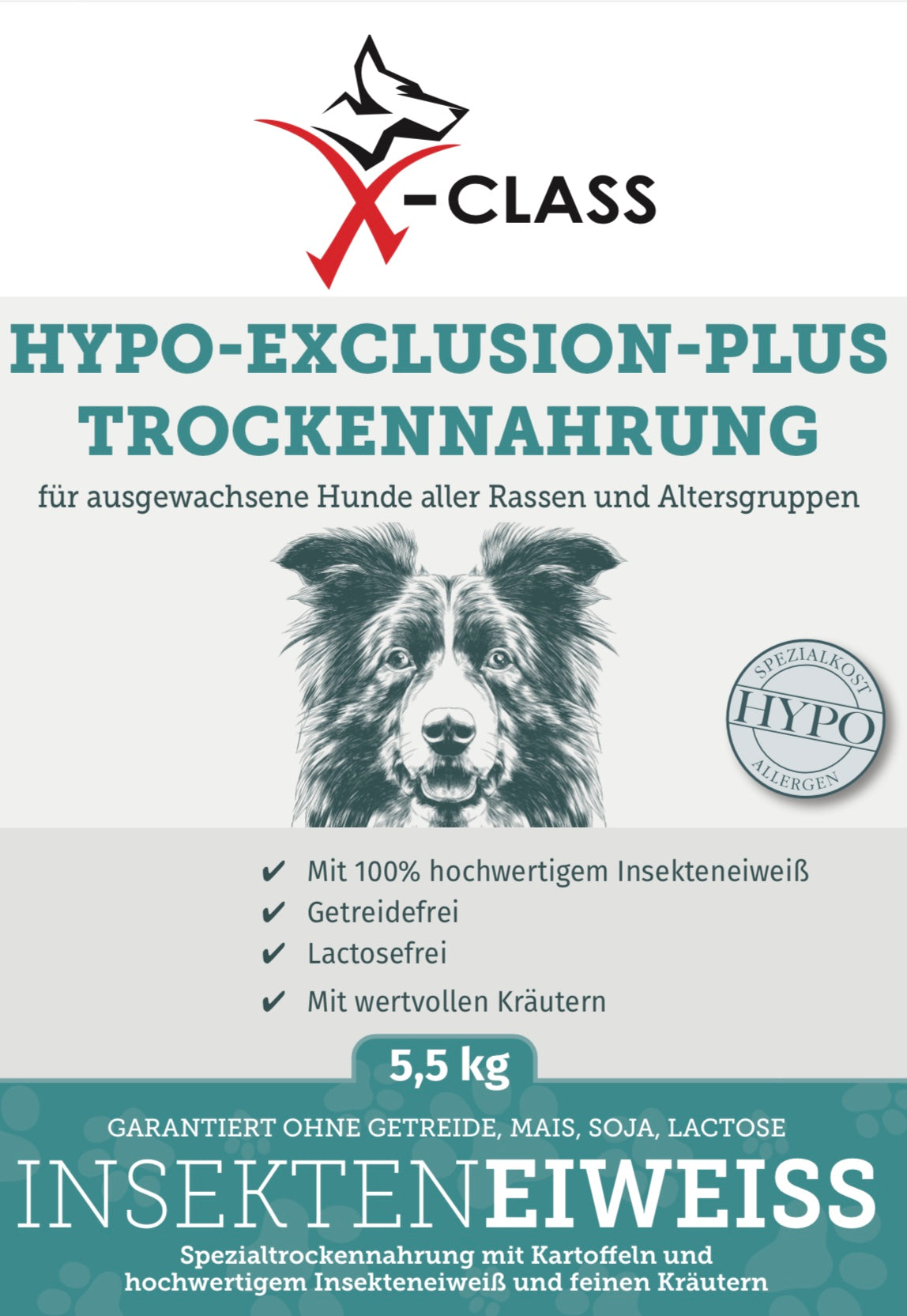 Hypo-Exclusion-Plus Insect Trockennahrung