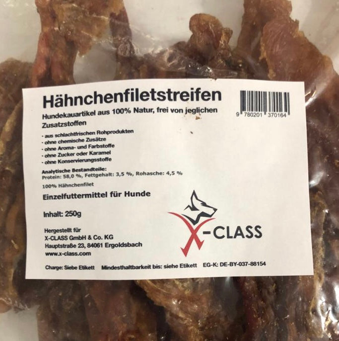 Hähnchenfiletstreifen, getrocknet