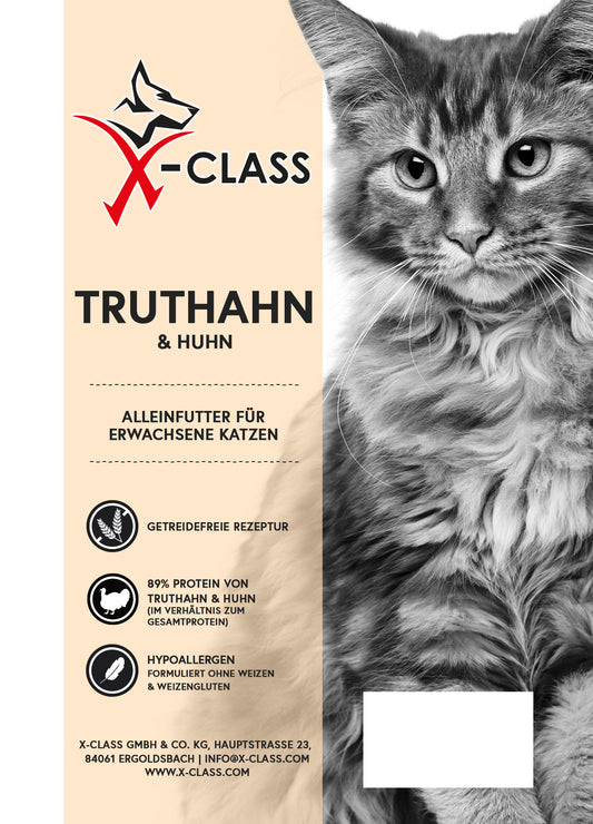 Connoisseur Cat Truthahn & Huhn für erwachsene Katzen