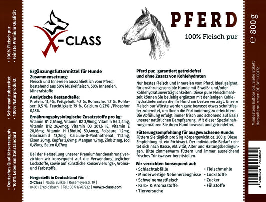 Pferd 100% Fleisch