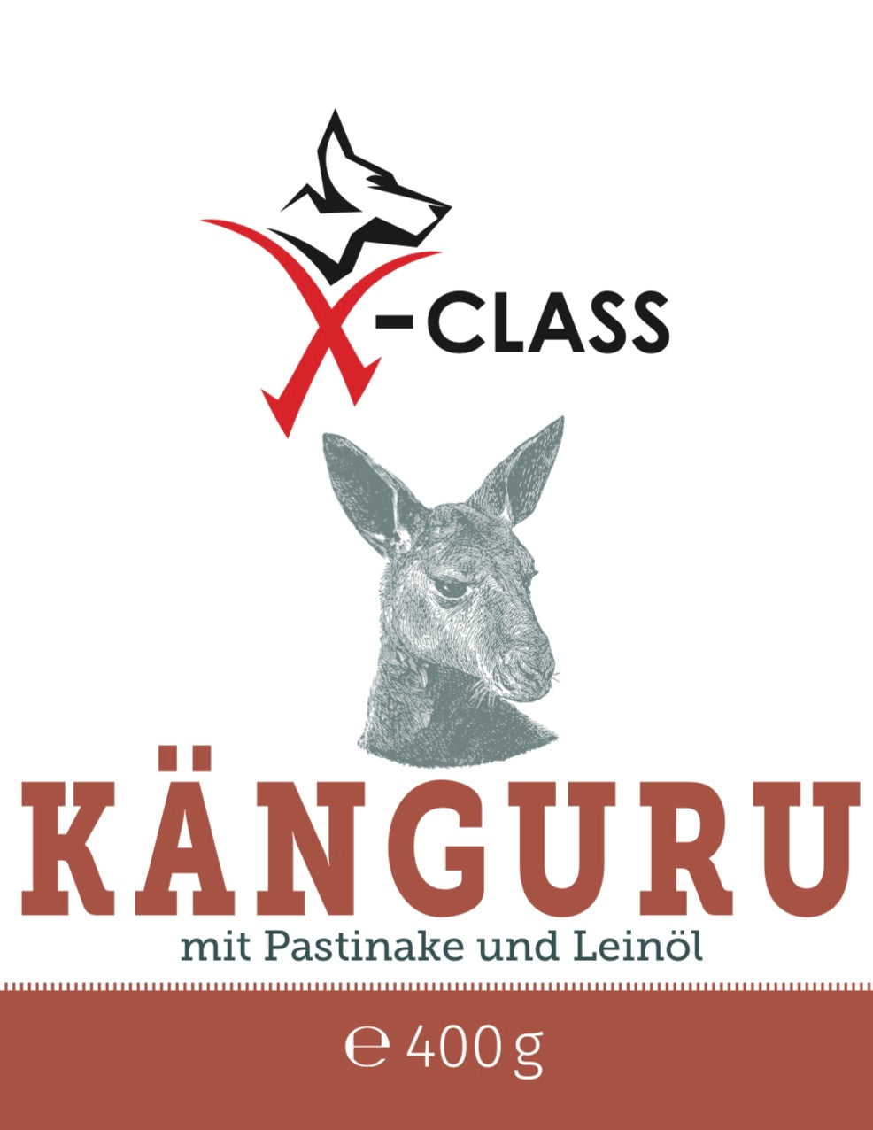 Känguru mit Pastinake & Leinöl 400g