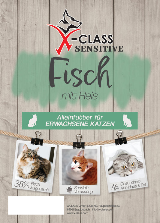 X-CLASS Sensitive Cat Fisch mit Reis