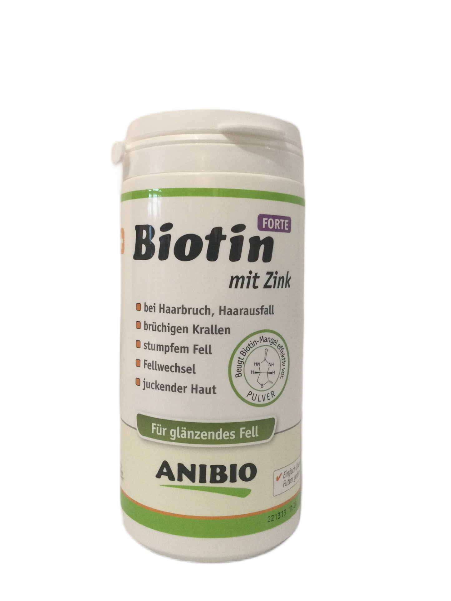 ANIBIO Biotin - für ein sichtbar glänzendes Fell, 260g