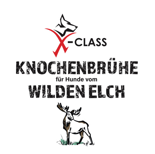 X-CLASS Knochenbrühe für Hunde vom Wilden Elch