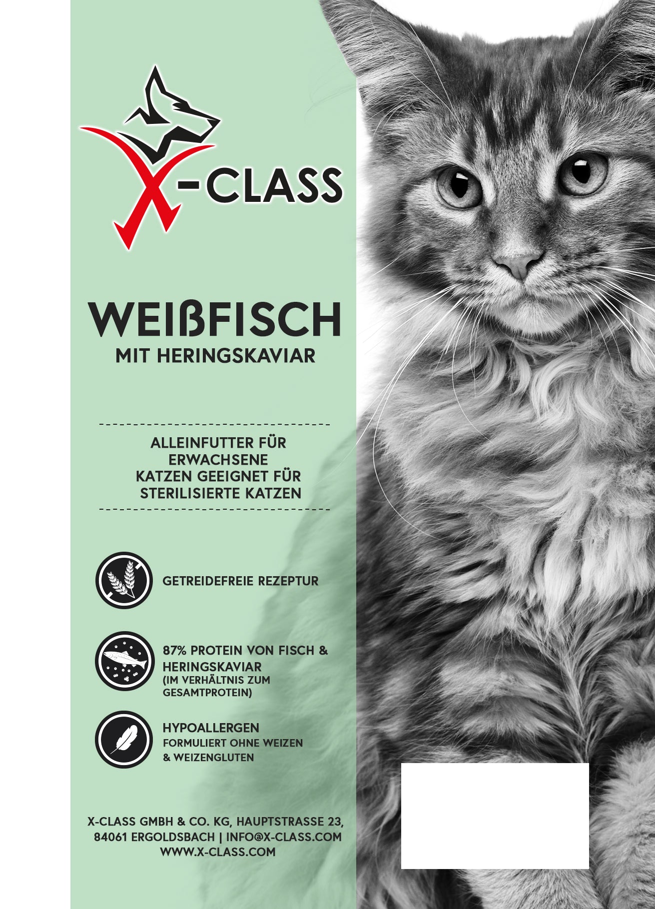 Connoisseur Cat Weißfisch mit Heringskaviar