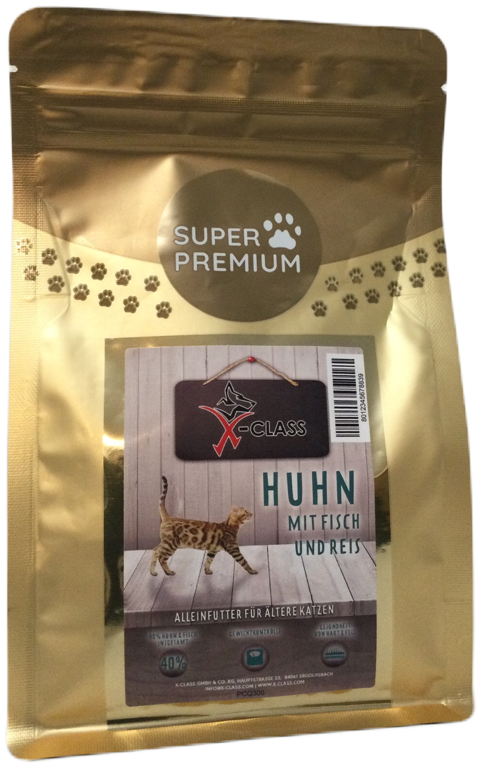 Super Premium Cat - Huhn mit Fisch und Reis für ältere Katzen