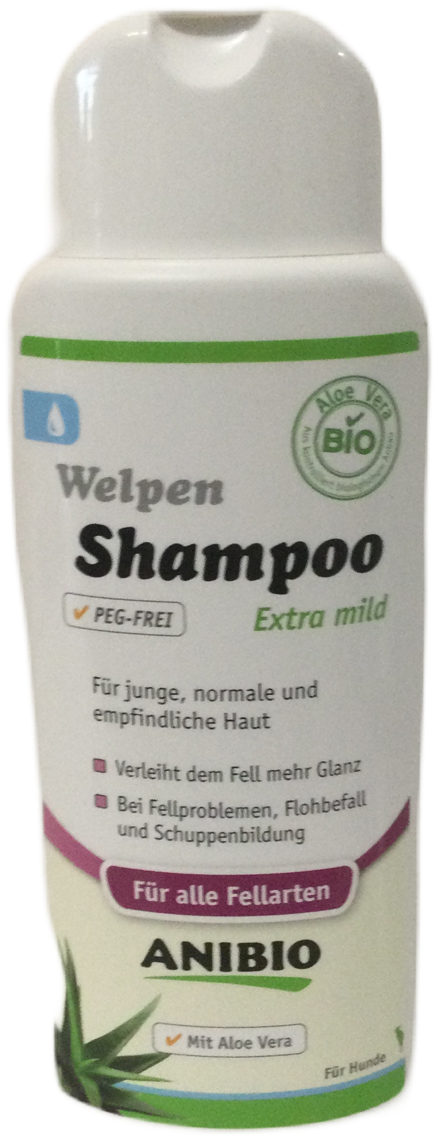 ANIBIO Welpen Shampoo Für die besonders milde Pflege, 250ml