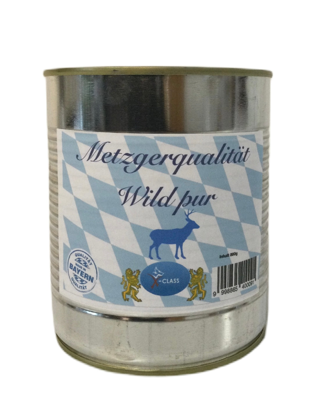 Metzgerqualität Wild pur 800g Dose