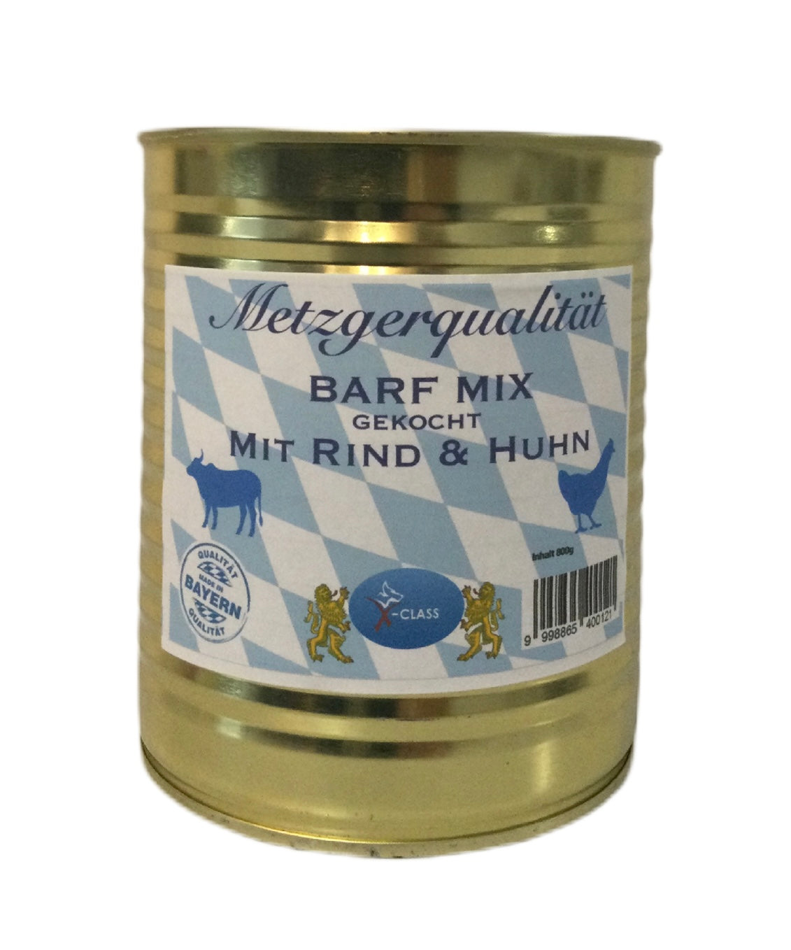 Metzgerqualität BARF Mix, gekocht