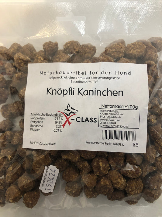 Reinfleischbrocken Kaninchen - Knöpfli 200g