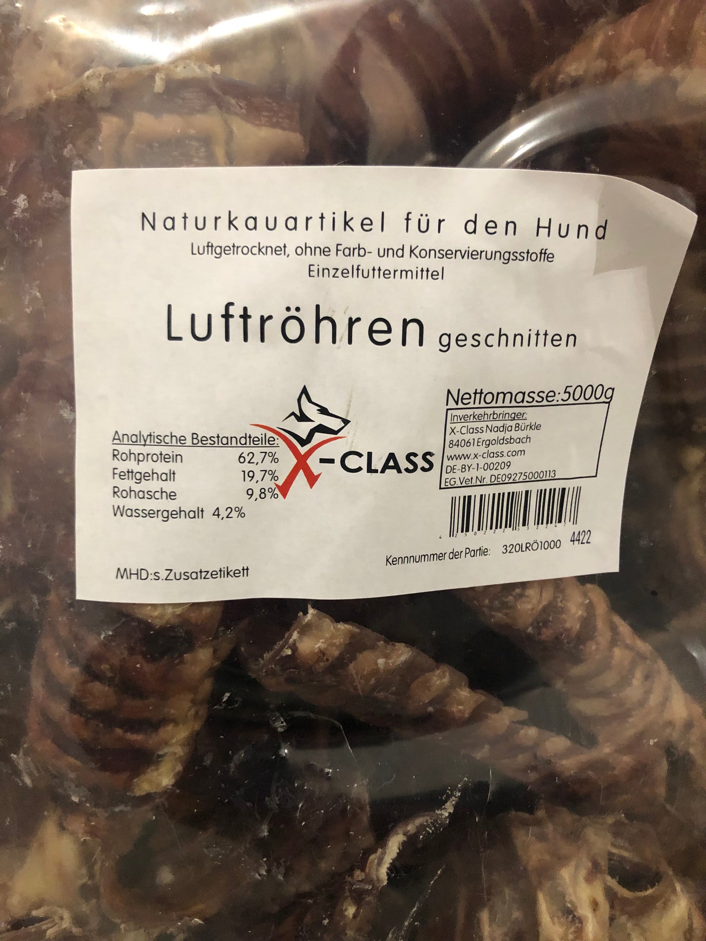 Luftröhren geschnitten (Strossen)