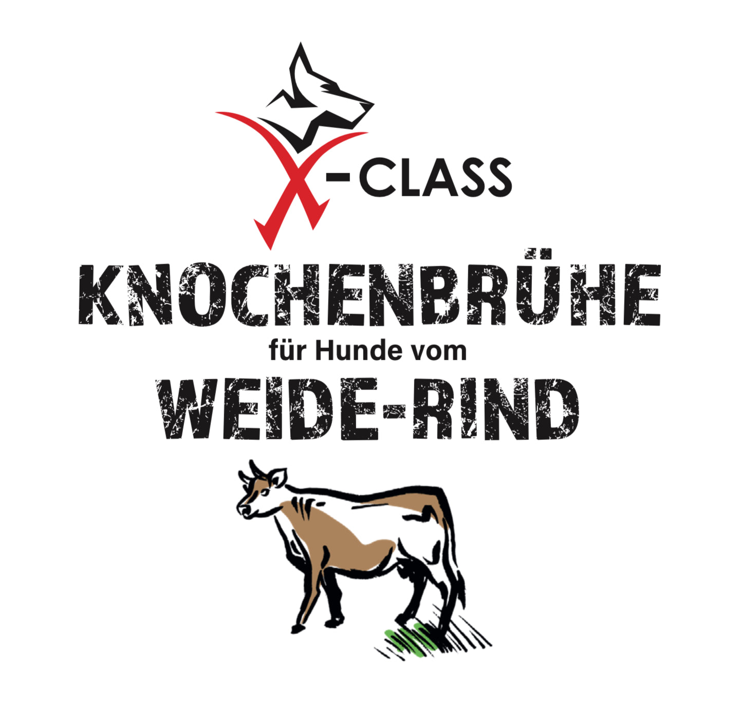 X-CLASS Knochenbrühe für Hunde vom Weide-Rind