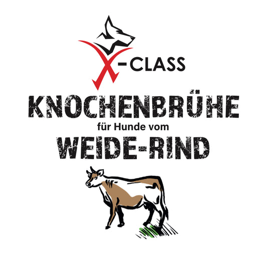 X-CLASS Knochenbrühe für Hunde vom Weide-Rind