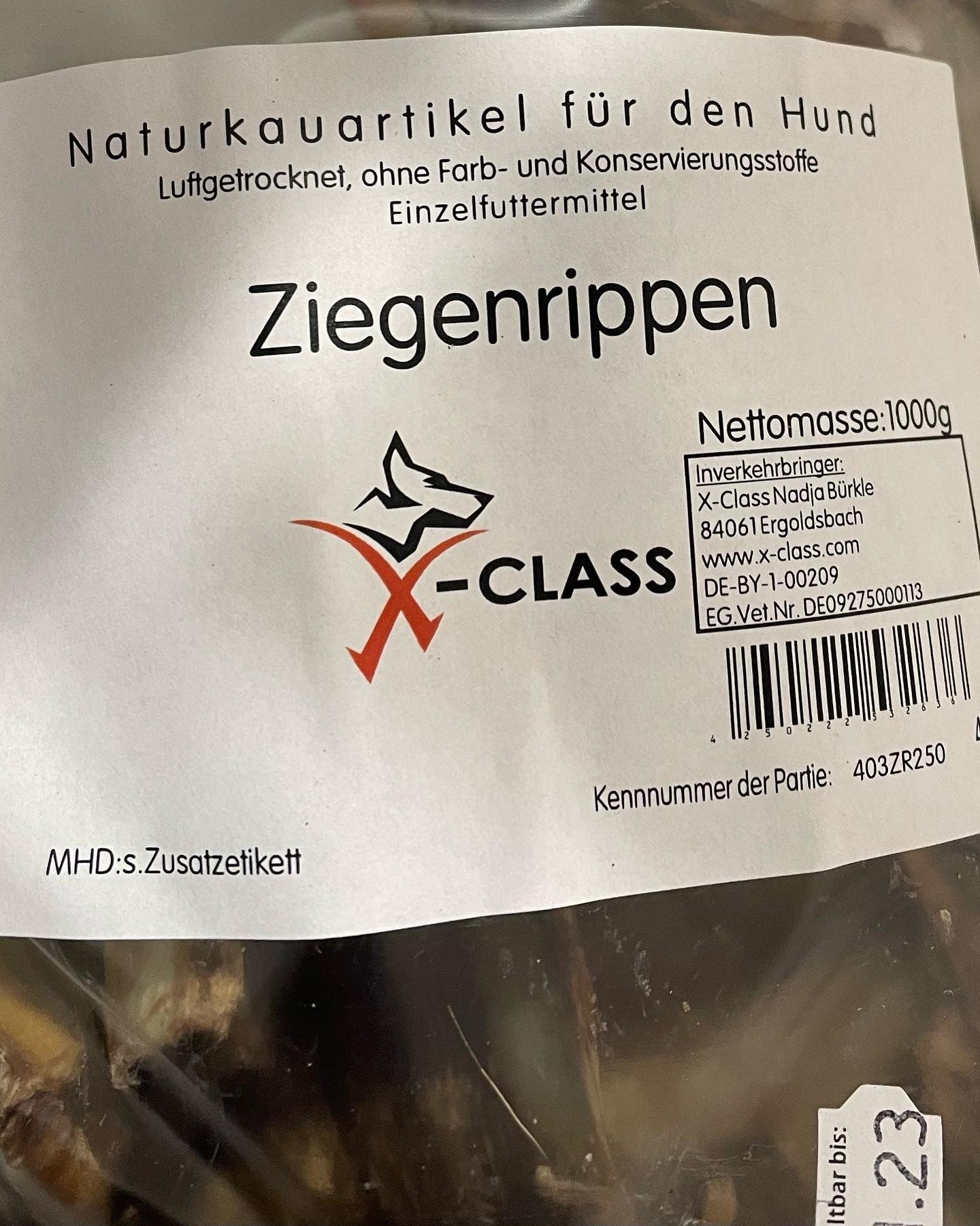 Ziegenrippen, getrocknet, 1kg