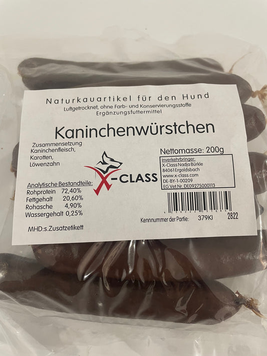 Kaninchenwürstchen