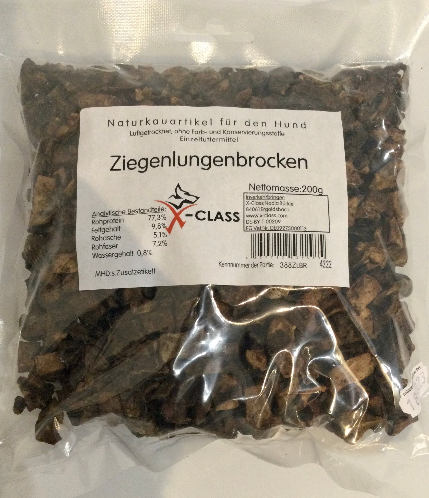 Ziegenlungenbrocken, 200g