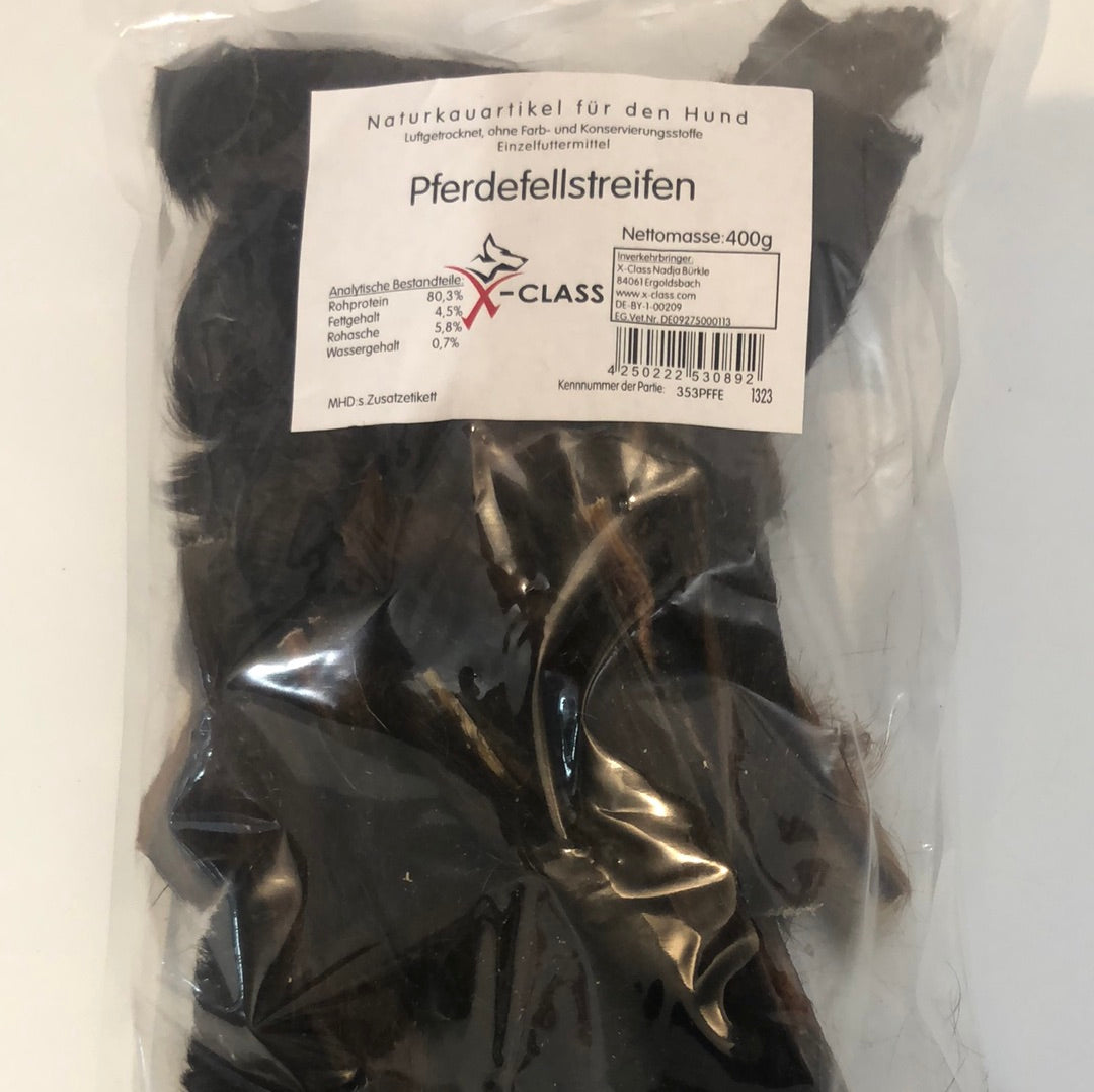 Pferdefellstreifen, getrocknet, 400g