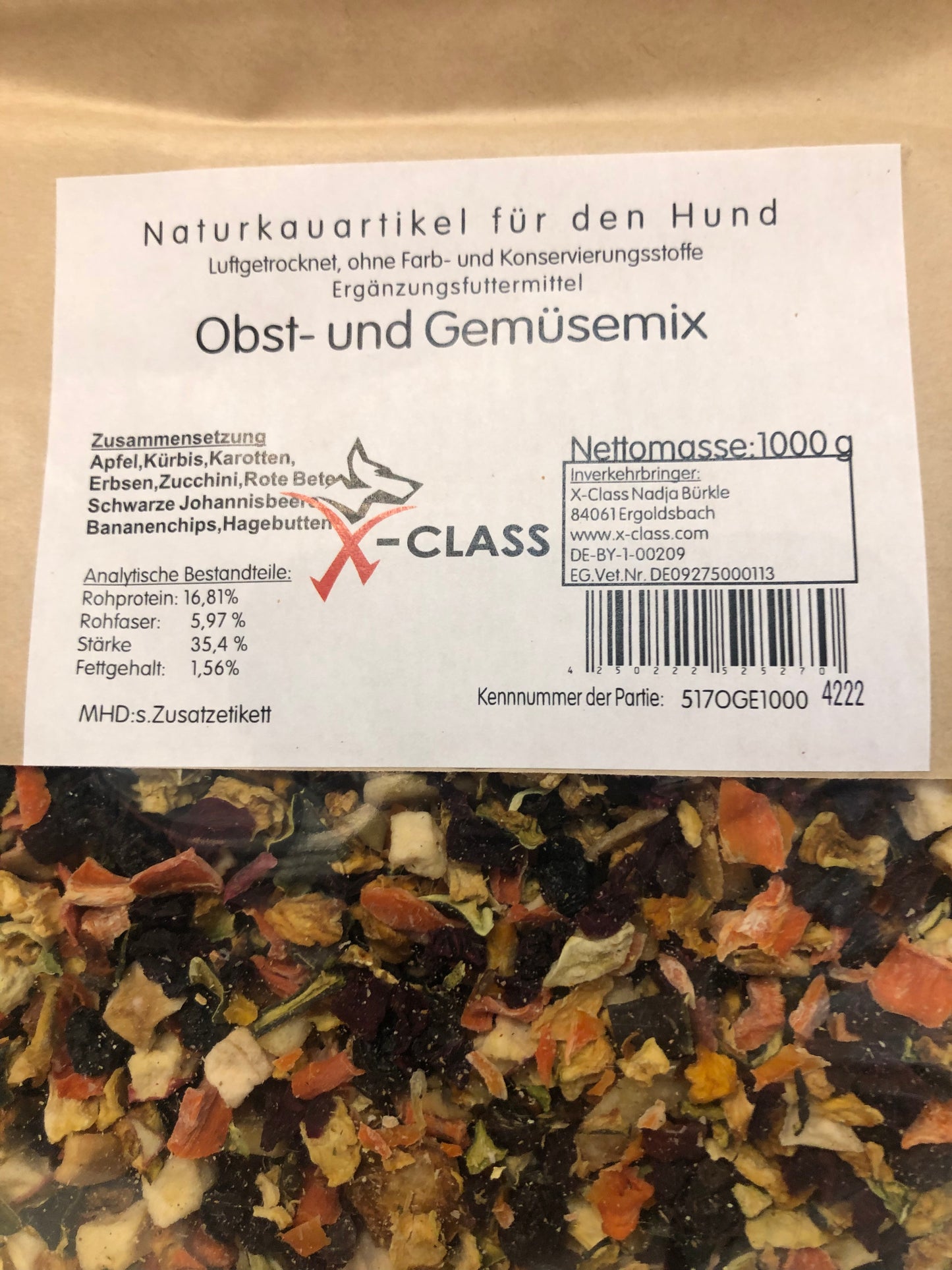 Obst- und Gemüsemix